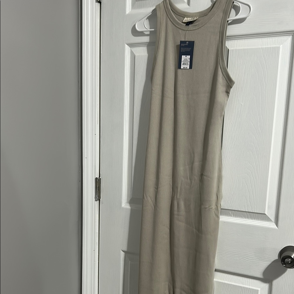 Target Sleeveless Tan Maxi Dress